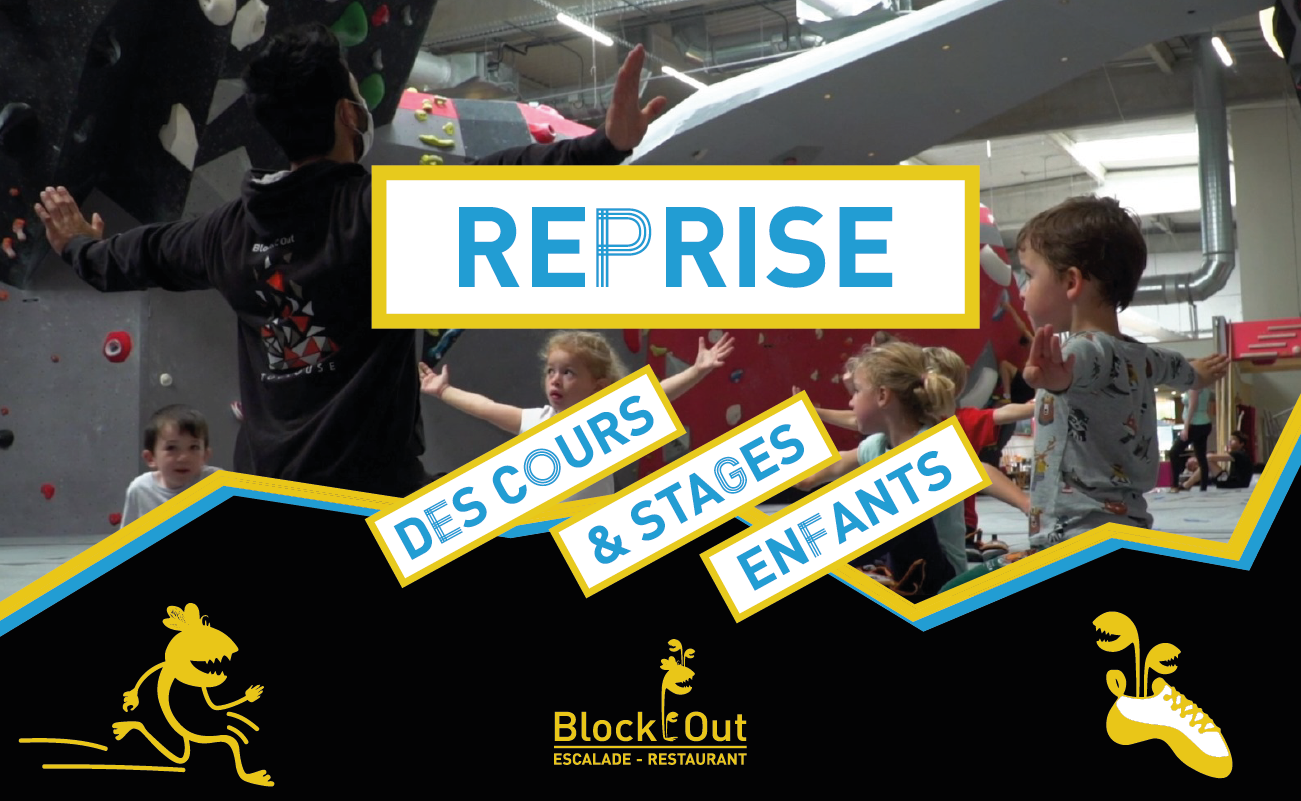 Votre salle d'escalade Block'Out Nantes rouvre pour les jeunes grimpeurs ! 